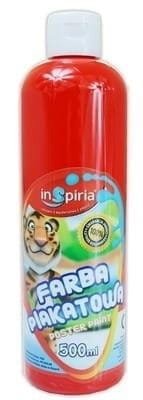 Farba plakatowa czerwona 500ml