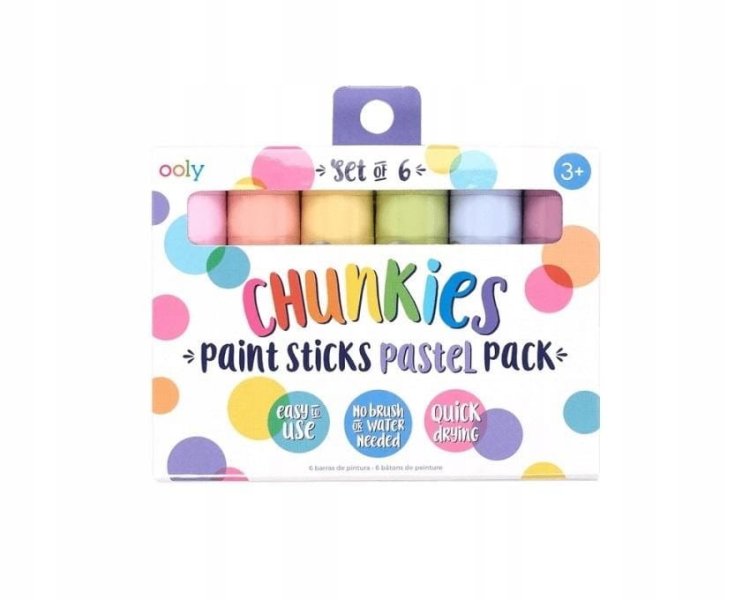 Farba w kredce Chunkies Paint Sticks pastel 6szt.