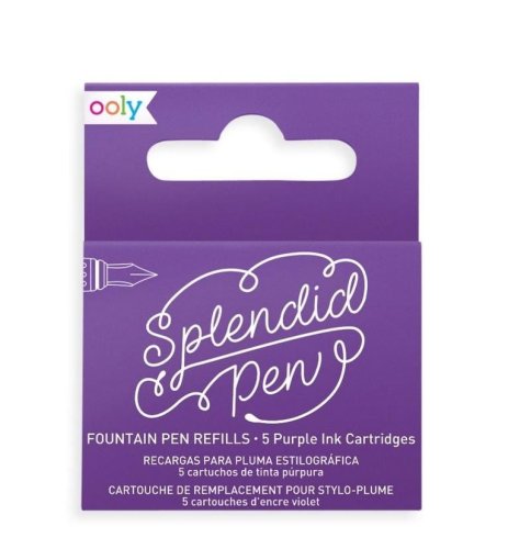 Naboje uzupełniające Splendid fioletowe 5szt