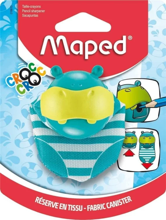 Temperówka Croc Croc Hipcio 1 otwór MAPED