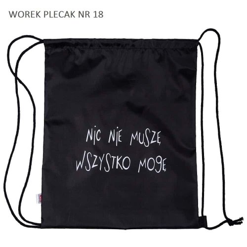 Worek plecak Nic nie muszę