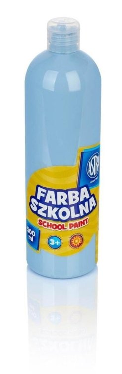 Farba szkolna błękitna 500ml ASTRA