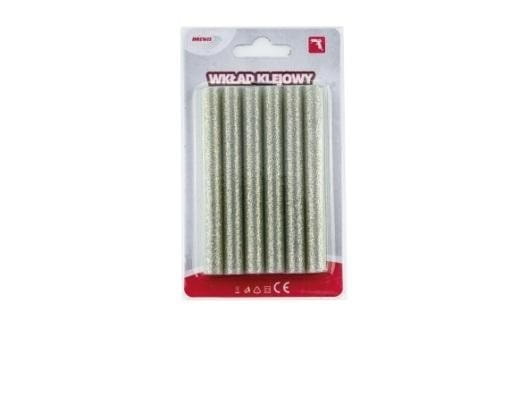 Wkład klejowy brokatowy srebrny 11mmx10cm 6szt