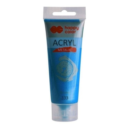 Farba akrylowa 75ml granatowy metalik HAPPY COLOR
