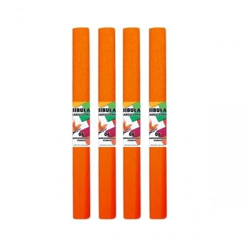 Bibuła marszczona 06 pomarańczowa ciemna (10szt)