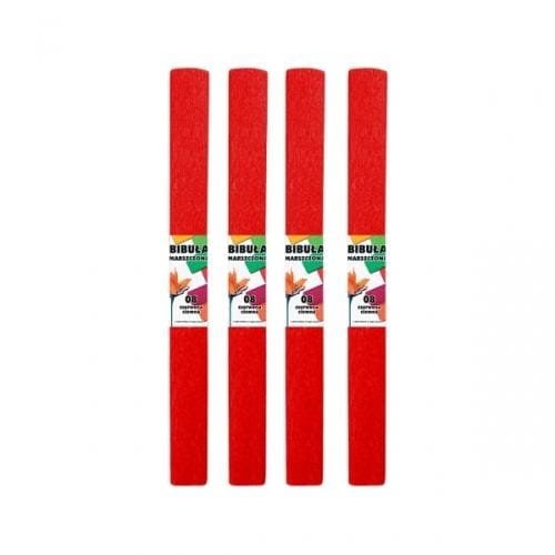 Bibuła marszczona 08 czerwona ciemna (10szt)