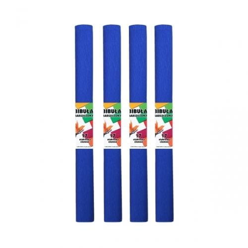 Bibuła marszczona 17 niebieska ciemna (10szt)