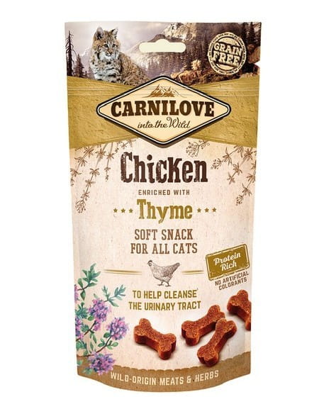 Carnilove Soft Moist Snack Chicken+Thyme kot 50g