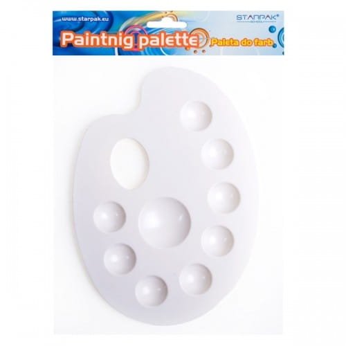 Plastikowa paleta do farb 20 cm