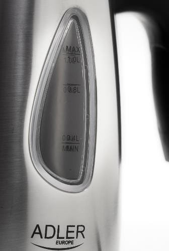 Czajnik elektryczny Adler AD 1203 (1500W 1l; kolor srebrny)