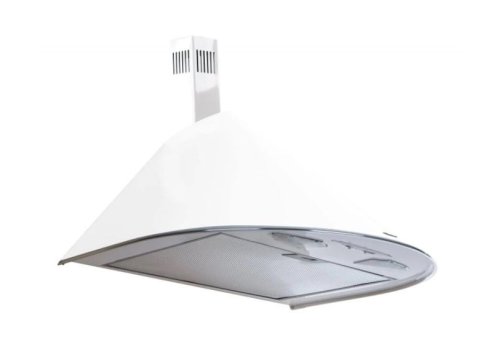 Okap kominowy AKPO WK-5 RONDO TURBO 50 BIAŁY (159,7 m3/h; 500mm; kolor biały)