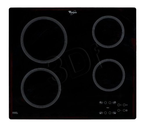 Płyta ceramiczna Whirlpool AKT 801 NE (4 pola grzejne; kolor czarny)