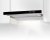 Okap podszafkowy teleskopowy AKPO WK-7 LIGHT GLASS 50 INOX CZARNY (265,5 m3/h; 500mm; kolor inox, front czarne szkło)