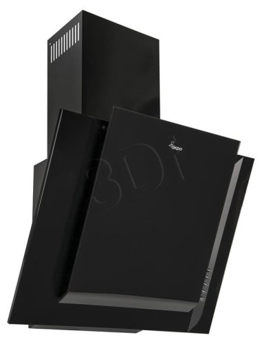 Okap kominowy AKPO WK-4 GRAND 50 CZARNY ECO (410,8 m3/h; 500mm; kolor czarny)