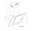 Okap kominowy AKPO WK-4 GRAND 50 CZARNY ECO (410,8 m3/h; 500mm; kolor czarny)