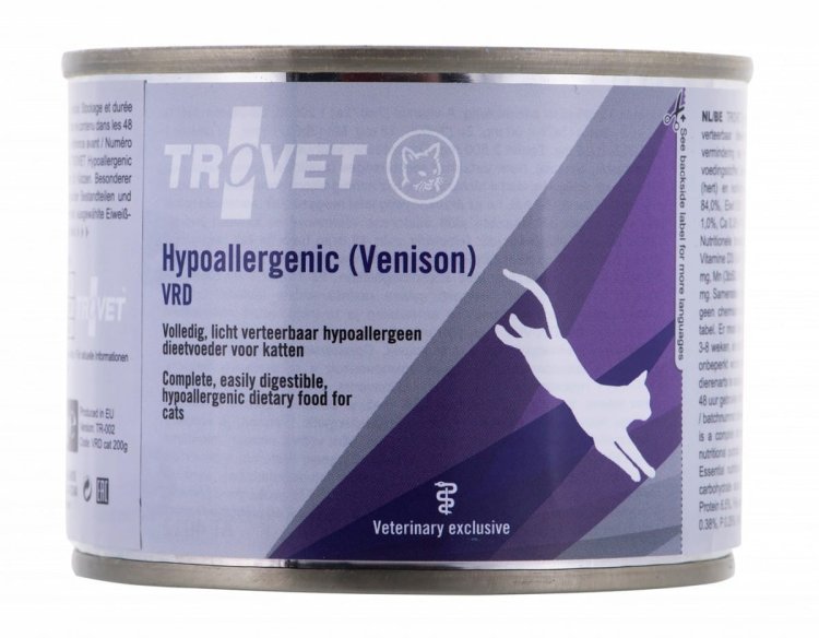 Trovet VRD Venison 200 g z dziczyzną, dla kotów