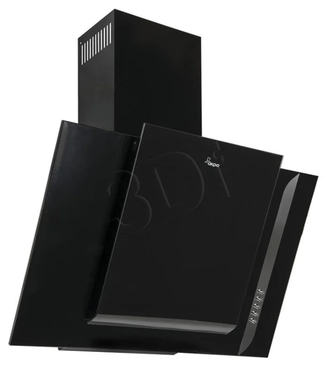 Okap kominowy AKPO WK-4 GRAND 60 CZARNY ECO (410,8 m3/h; 600mm; kolor czarny)