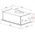 Okap podszafkowy TEKA GFG2 GLASS BLACK (334 m3/h; 550mm; kolor czarny)