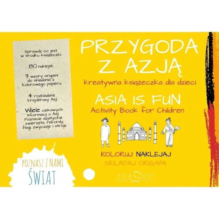 Przygoda z Azją - kreatywna książeczka