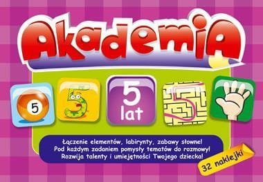 Akademia - 5 lat +32 naklejki Greg