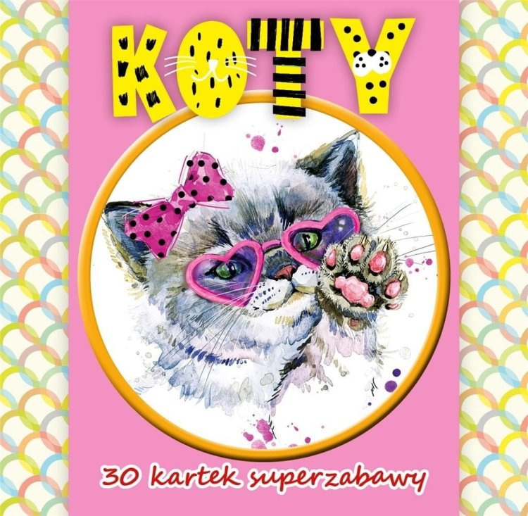 30 kartek superzabawy.Koty