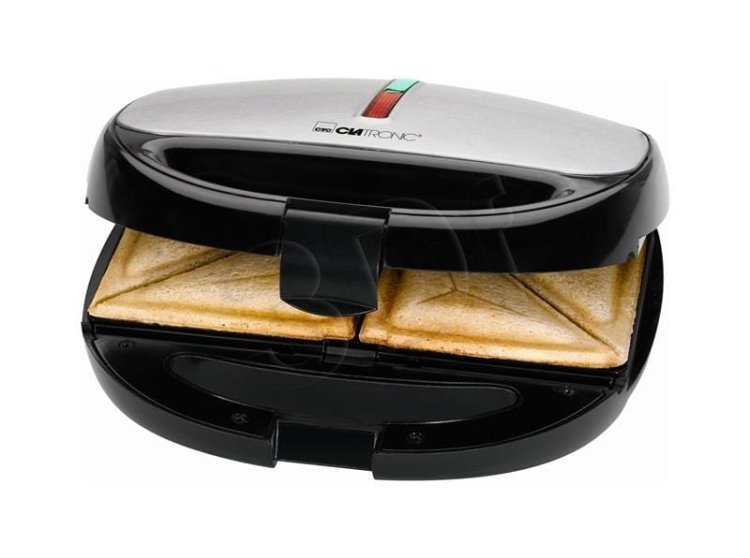 Opiekacz Clatronic ST/WA 3670 (800W; kolor czarny)