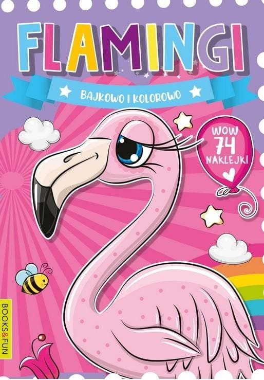 Flamingi bajkowo i kolorowo