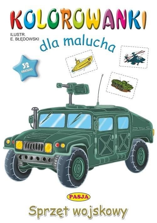 Kolorowanki dla malucha - Sprzęt wojskowy