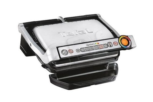 Grill Tefal OptiGrill GC712D34 (stołowy-zamknięty; 2000W; kolor inox)