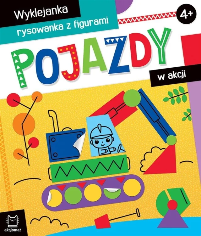 Wyklejanka, rysowanka. Pojazdy w akcji