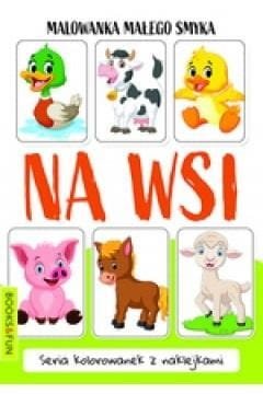 Malowanka małego smyka. Na Wsi