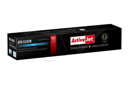 Toner Activejet ATO-510CN (zamiennik OKI 44469724; Supreme; 5000 stron; niebieski)