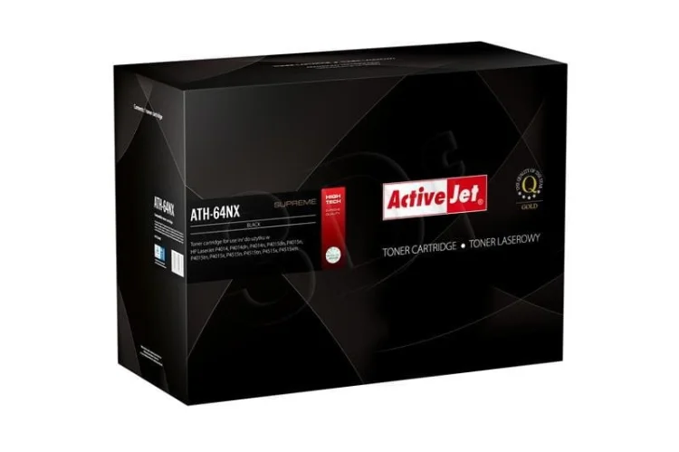 Toner Activejet ATH-64NX (zamiennik HP 64X CC364X; Supreme; 24000 stron; czarny)