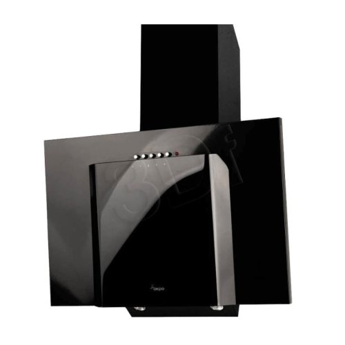 Okap kominowy AKPO WK-4 JAVA 60 CZARNY (427 m3/h; 600mm; kolor czarny)