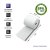 QOLTEC ROLKA TERMICZNA 80X80 | 55G/M2 | 10SZT. | BPA FREE