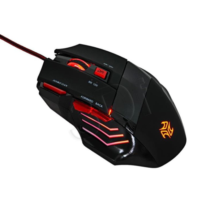 Mysz komputerowa IBOX Aurora A-1 IMOGS9031 (optyczna; 2400 DPI; kolor czarny)