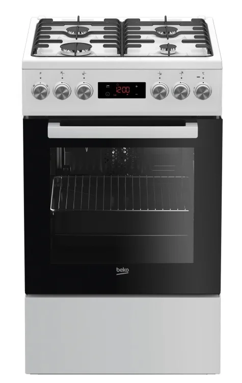 Kuchnia Beko FSE52320DWD (Płyta gazowa; Piekarnik elektryczny; 500mm)
