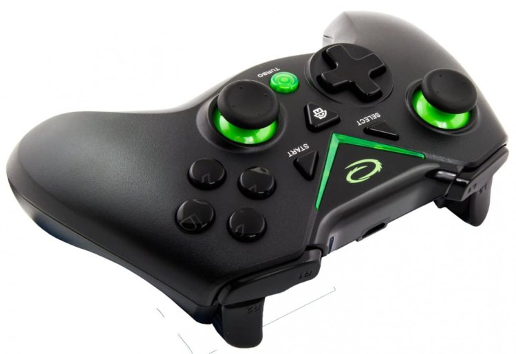 Gamepad bezprzewodowy Esperanza EGG112K (Android, PC, PS3, Xbox One; kolor czarny, kolor zielony)