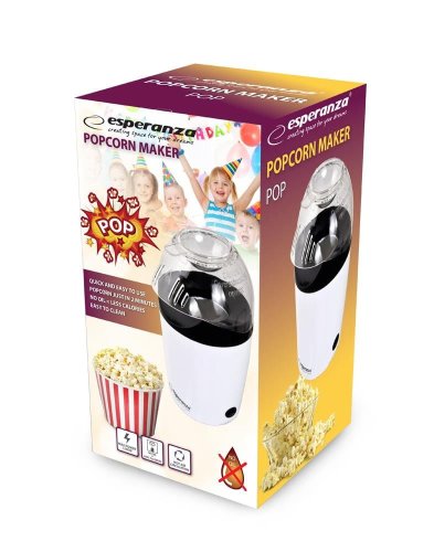 Maszynka do popcornu Esperanza POP EKP006 (1200W; kolor biały)