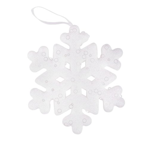 Śnieżynka lśniąca 15 cm