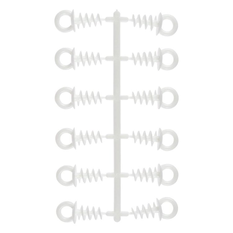 Zawieszki wkręcane do styropianu 12 szt