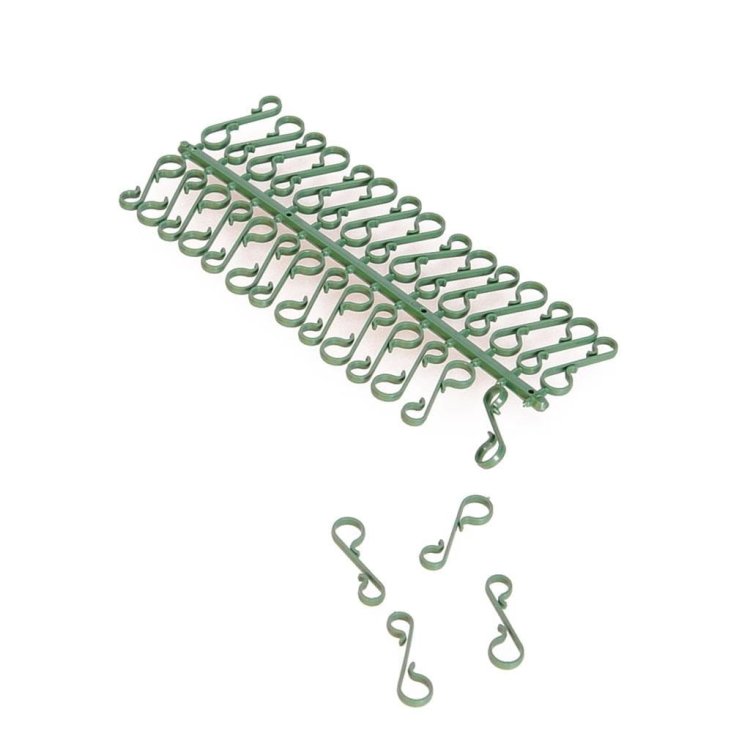 Haczyki plastikowe do ozdób 30 szt