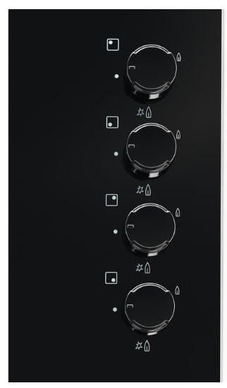 Płyta gazowa Electrolux EGG6407K (4 pola grzejne; kolor czarny)