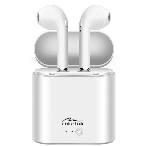 Słuchawki Media tech MT3589W (douszne; Bluetooth; z wbudowanym mikrofonem; kolor czarny