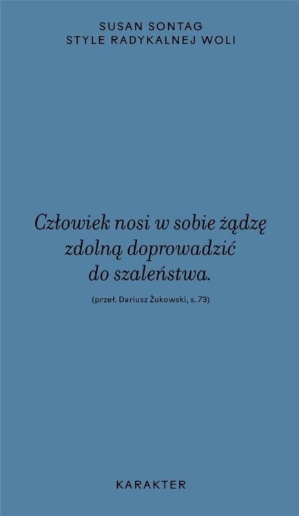 Style radykalnej woli