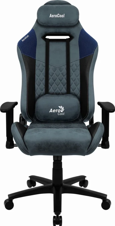 Fotel gamingowy Aerocool AC-280 DUKE AEROAC-280DUKE-BK/BL (kolor niebieski)