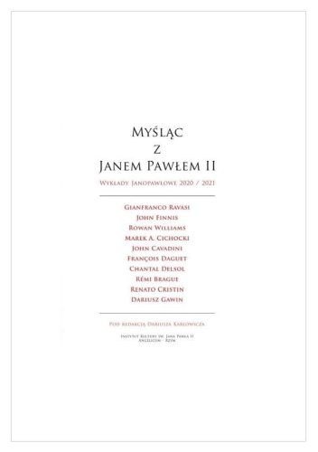 Myśląc z Janem Pawłem II Wykłady Janopawłowe...