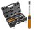Klucz dynamometryczny dwukierunkowy Neo Tools 1/4", 5-25NM, zestaw 21 szt.
