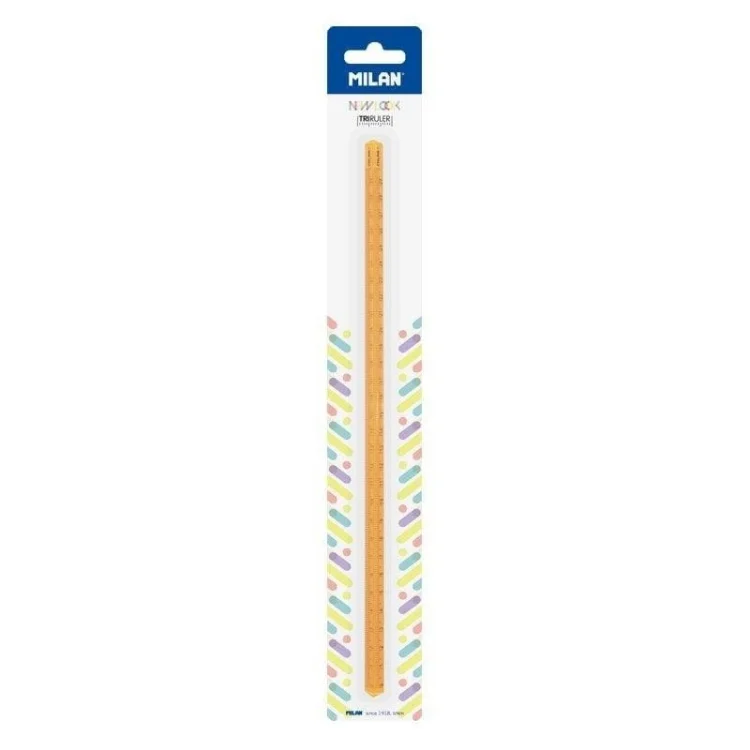 Linijka 30cm New Look plastikowa pomarańcz MILAN