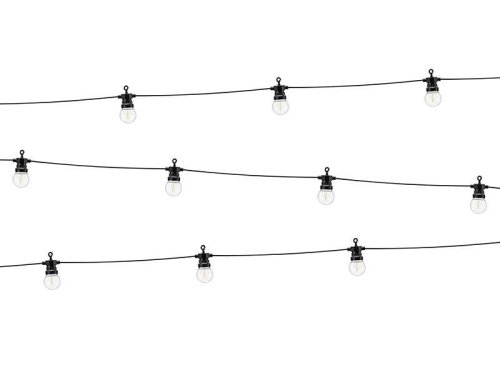 Lampki dekoracyjne LED czarne 5m